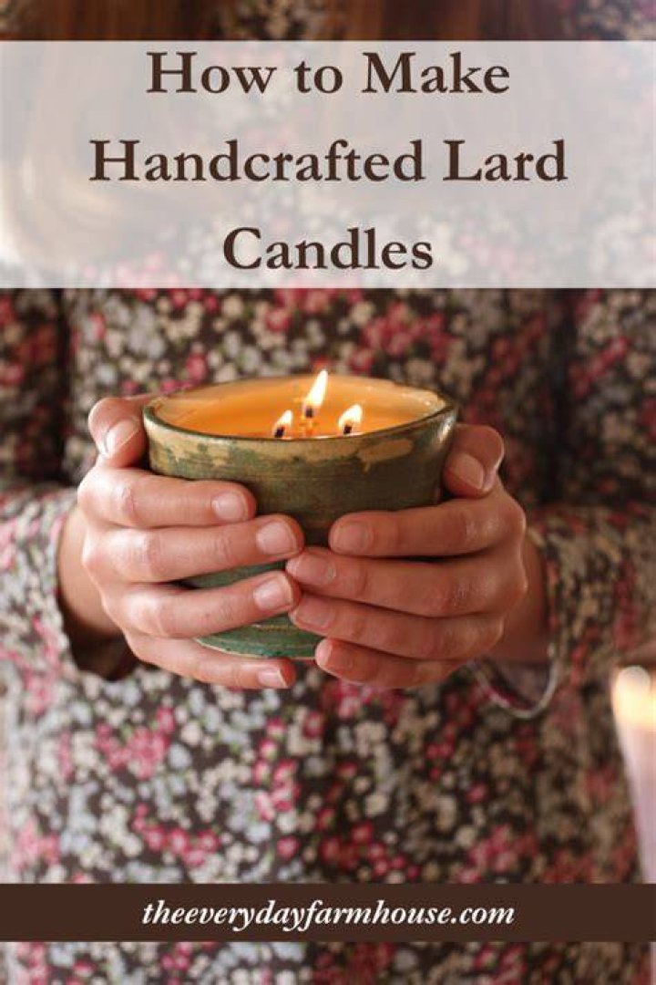Are lard candles safe?