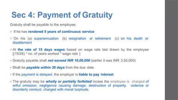 Is it mandatory to pay gratuity?