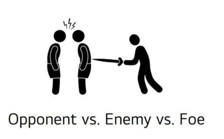 Is opponent a enemy?
