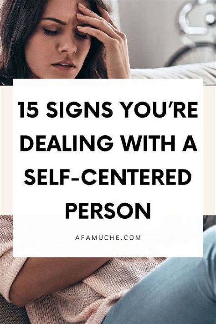 Is self centered person?