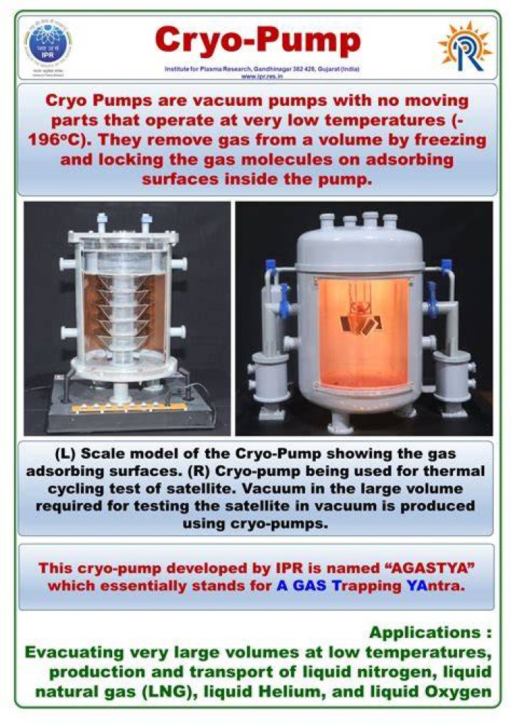 What is a cryo pump?