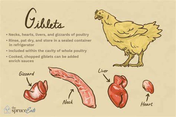 Where do chicken giblets come from?