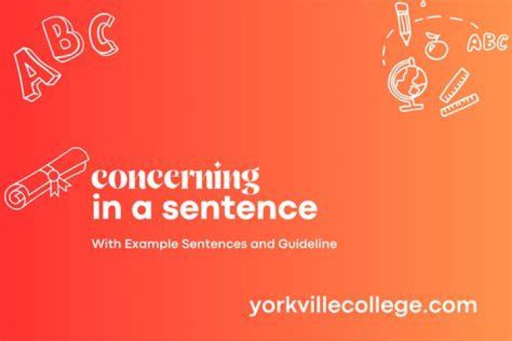 Where to use concerning?